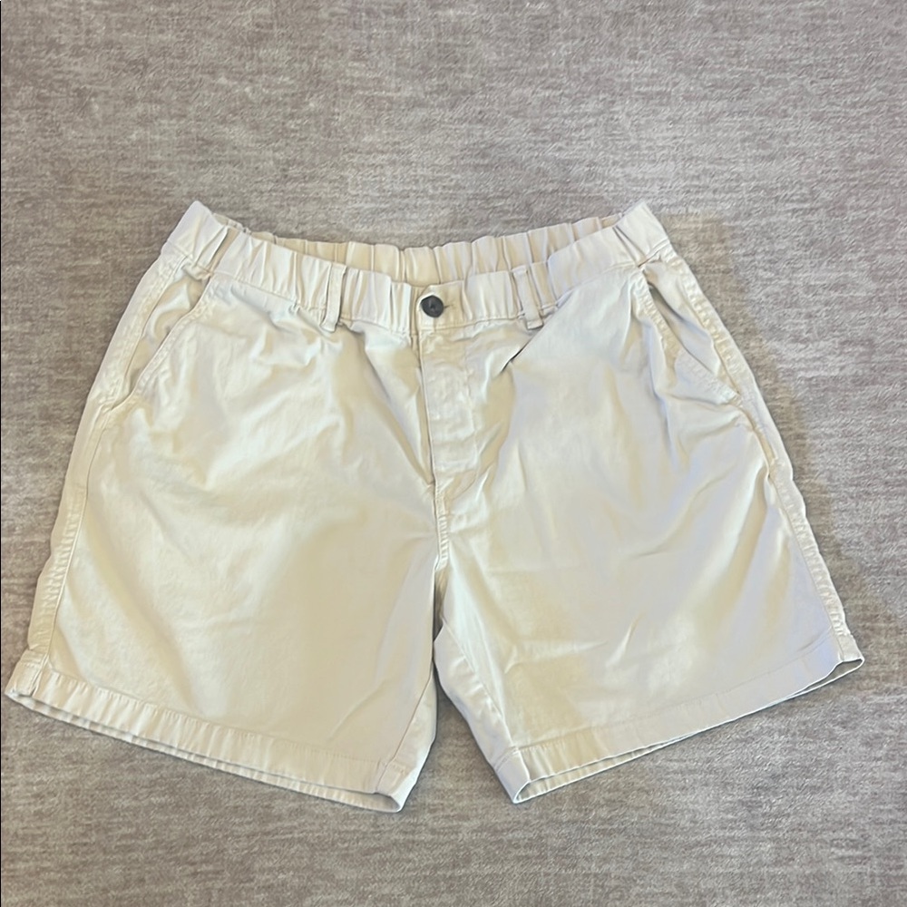 Casual Cream Shorts